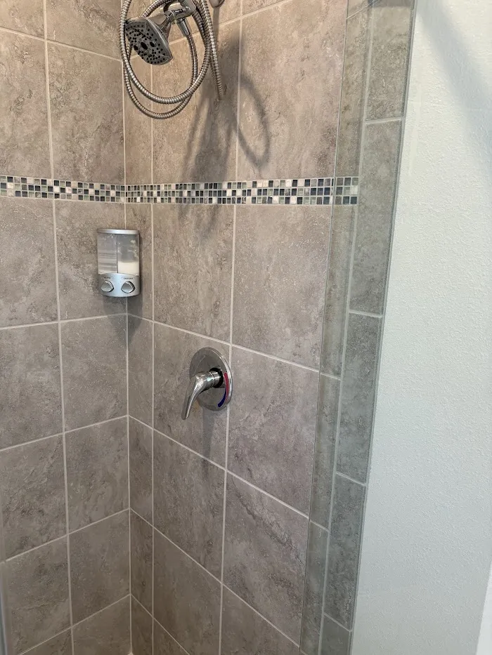 Bathroom Restoration with grout color Sealing - Port St. Lucie, FL - After