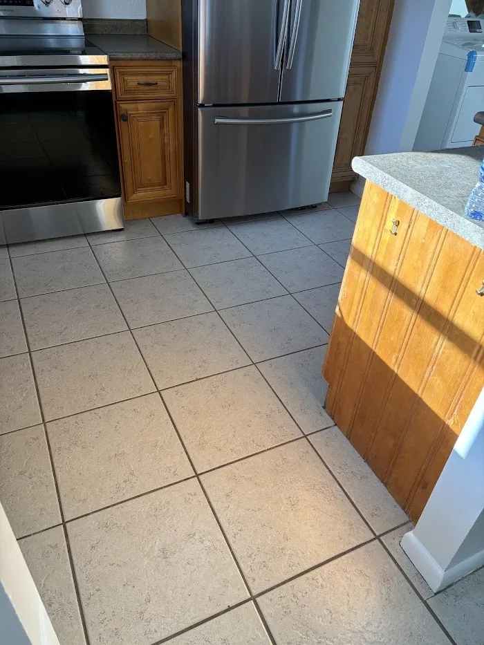 Kitchen Tile Restoration & Color Sealing - Jupiter FL - Before