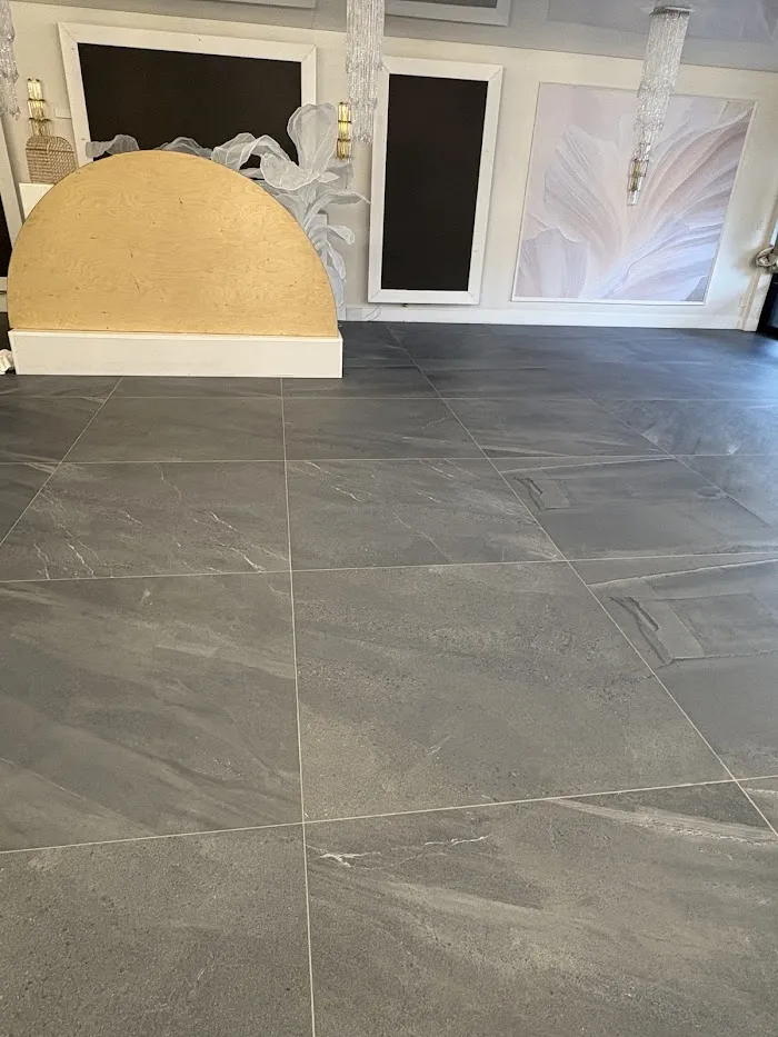 Tile Restoration and grout color sealing for an event hall – West Palm Beach, FL - After